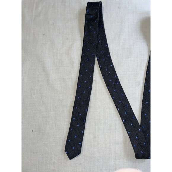 Michael Kors Dress Tie Men’s Size 58” Gray Dotted Silk Blend Designer - Picture 11 of 12